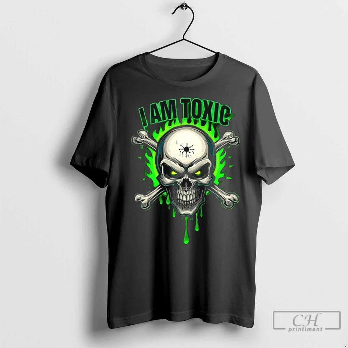 Premium Skull I Am Toxic - Adult & Kids T-Shirts, Sweatshirts & Hoodies apparel design preview 1