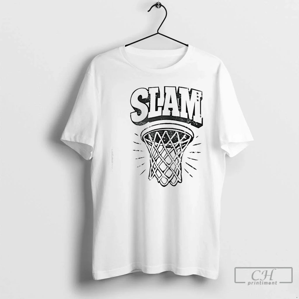 Slam Hoop Basketball - Adult & Kids T-Shirts, Sweatshirts & Hoodies apparel design preview 1