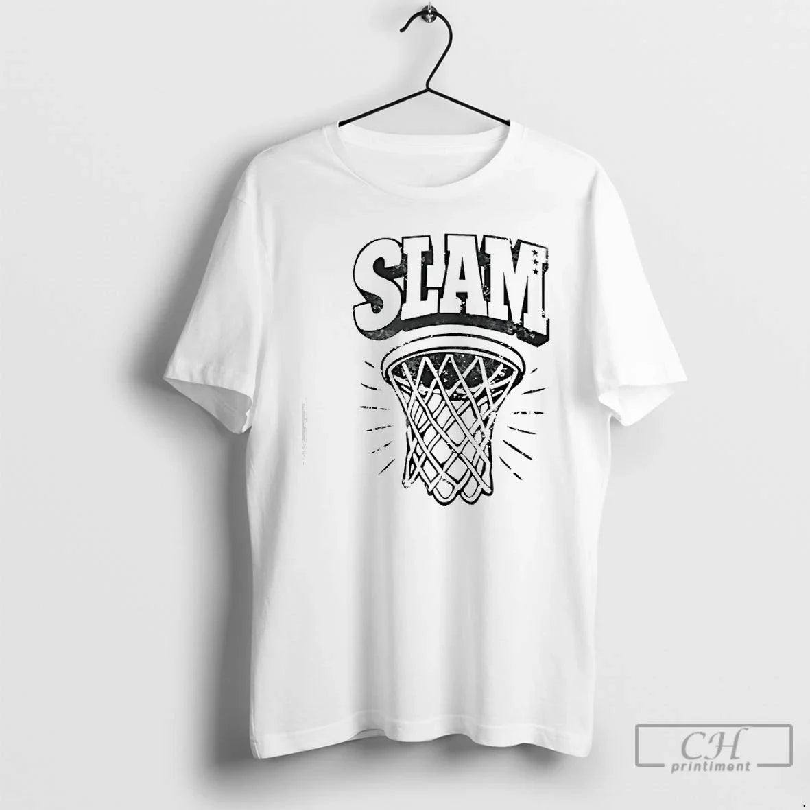 Slam Hoop Basketball - Adult & Kids T-Shirts, Sweatshirts & Hoodies apparel design preview 1