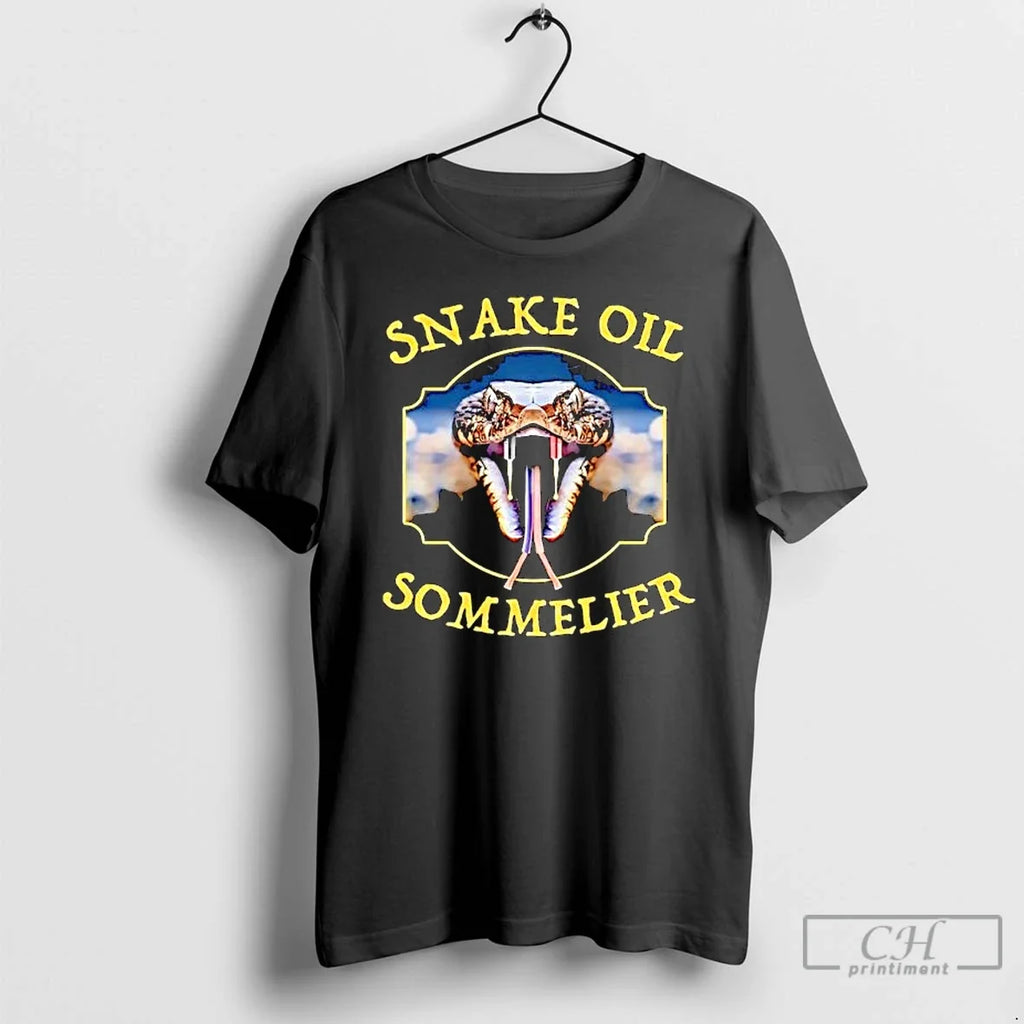 Snake Oil Sommelier Funny - Adult & Kids T-Shirts, Sweatshirts & Hoodies apparel design preview 1