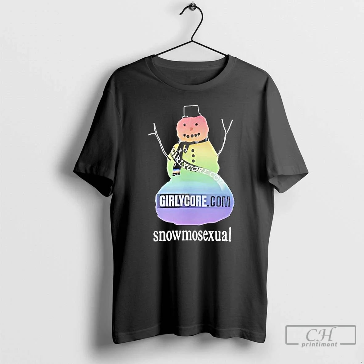 Snowmosexual Girlycore Snowman - Adult & Kids T-Shirts, Sweatshirts & Hoodies apparel design preview 1
