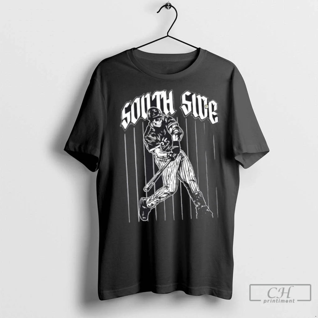 Premium South Side White Sox Skeleton Halloween - Adult & Kids T-Shirts, Sweatshirts & Hoodies apparel design preview 1