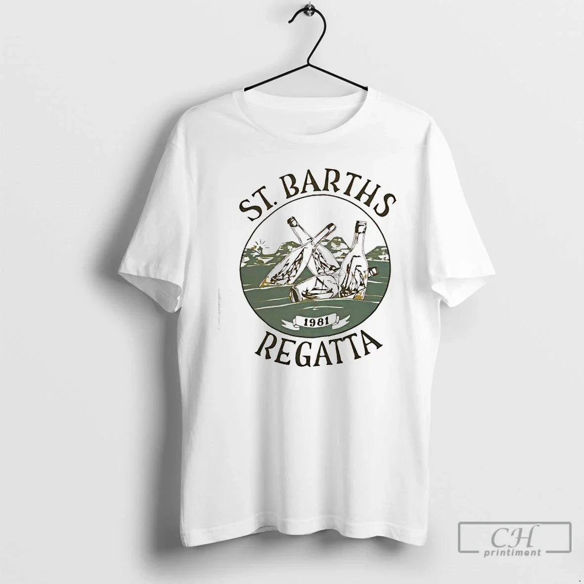 St Barths Regatta 1981 Sailing Event - Adult & Kids T-Shirts, Sweatshirts & Hoodies apparel design preview 1