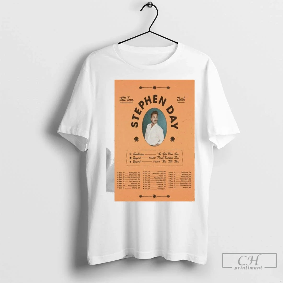 Premium Stephen Day Fall Tour 2025 Ladies - Adult & Kids T-Shirts, Sweatshirts & Hoodies apparel design preview 1