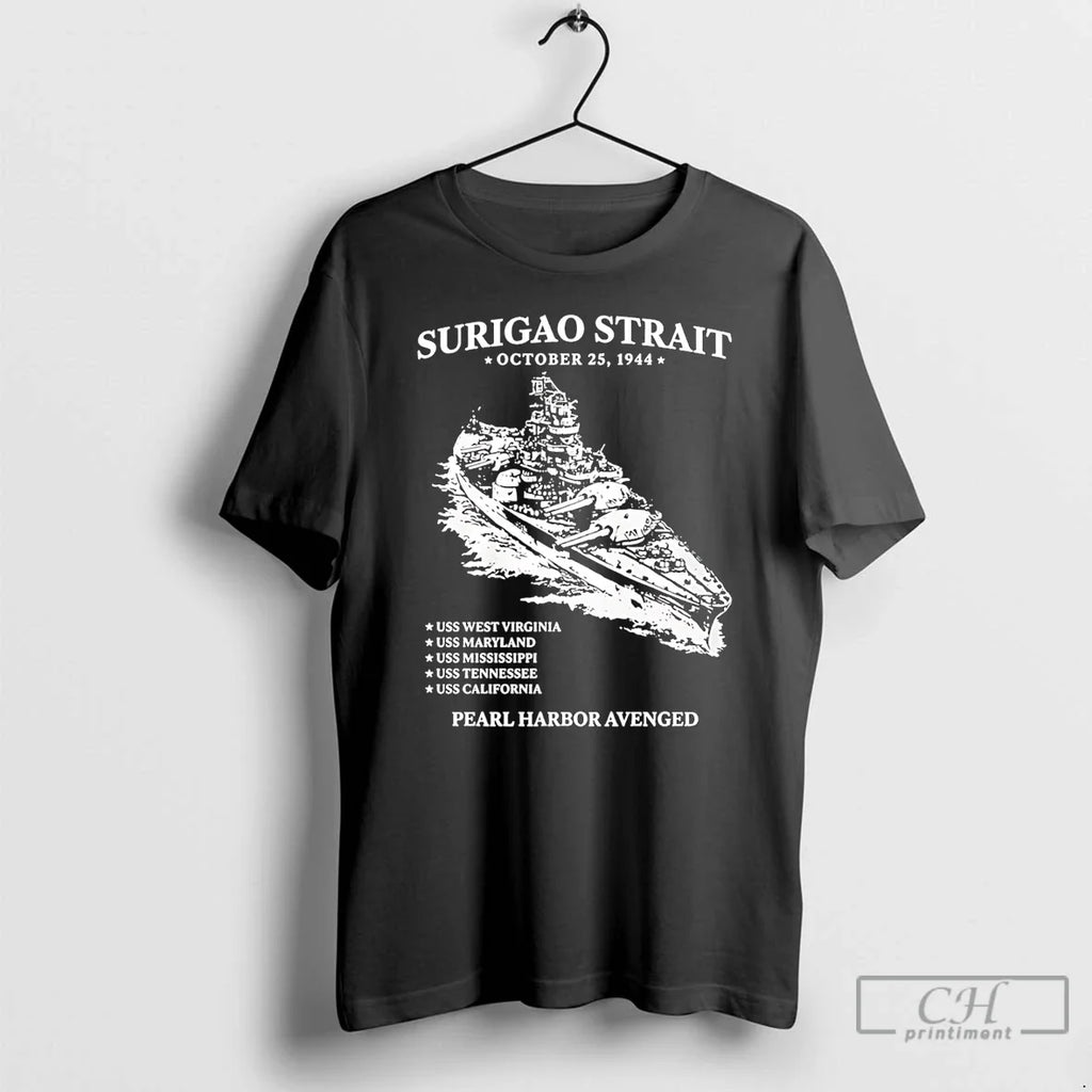 Surigao Straits Pearl Harbor Avenged Oct 15 1994 - Adult & Kids T-Shirts, Sweatshirts & Hoodies apparel design preview 1