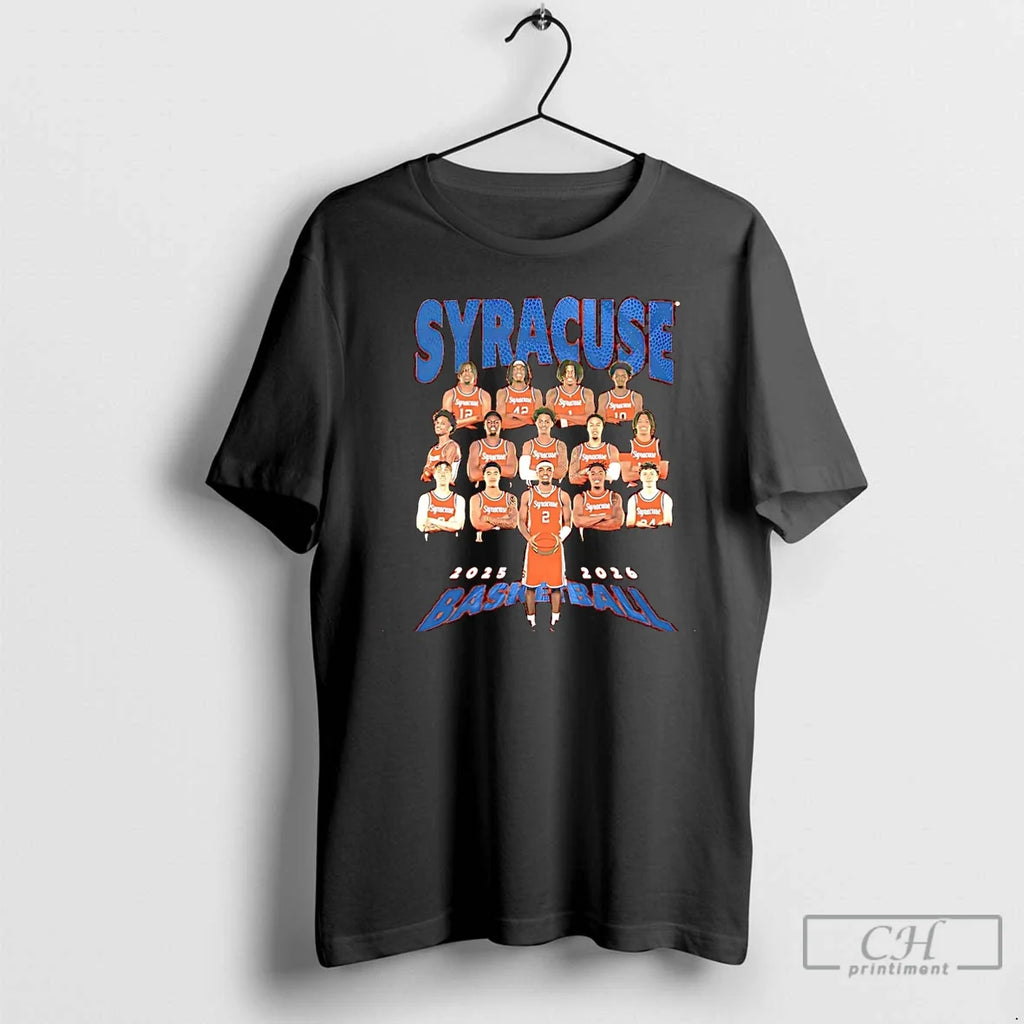 Syracuse Basketball Team 2025 2026 Collage - Adult & Kids T-Shirts, Sweatshirts & Hoodies apparel design preview 1