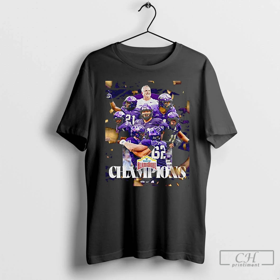 Tcu Horned Frogs Football Alamo Bowl Champions - Adult & Kids T-Shirts, Sweatshirts & Hoodies apparel design preview 1