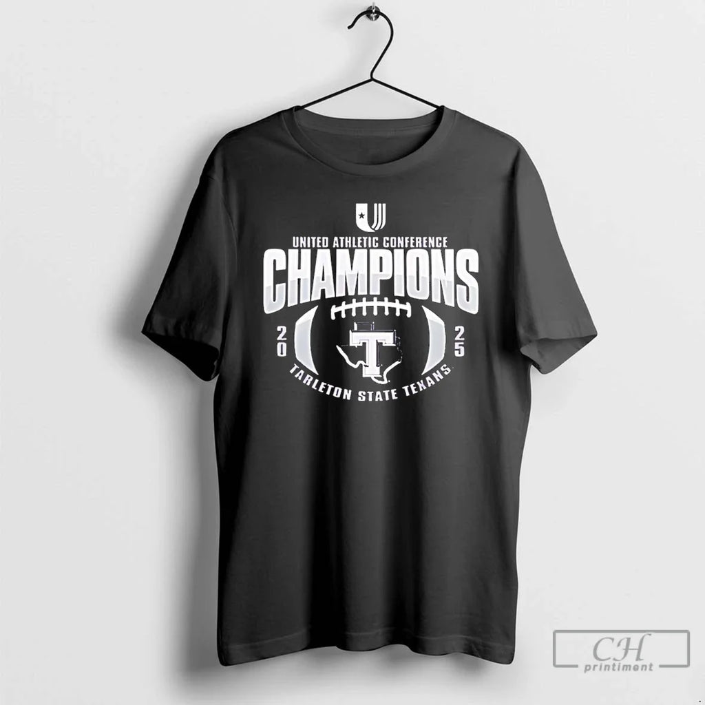 Tarleton State Football 2025 Conference Champions - Adult & Kids T-Shirts, Sweatshirts & Hoodies apparel design preview 1