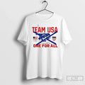 Team Usa 2026 Winter Olympics One All - Adult & Kids T-Shirts, Sweatshirts & Hoodies apparel design preview 1