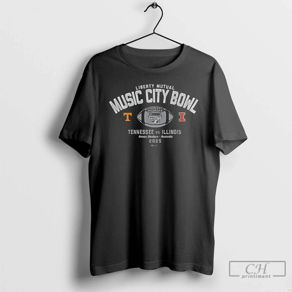 Tennessee Volunteers Vs Illinois Fighting Illini - Adult & Kids T-Shirts, Sweatshirts & Hoodies apparel design preview 1