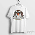 Texas Longhorns Football Ctt Oil Exploration Cattle - Adult & Kids T-Shirts, Sweatshirts & Hoodies apparel design preview 1