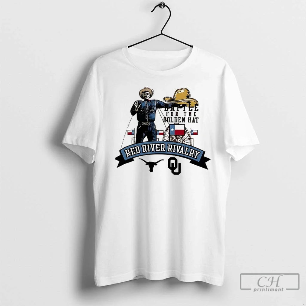 Premium Texas Longhorns Vs Oklahoma Sooners Champion - Adult & Kids T-Shirts, Sweatshirts & Hoodies apparel design preview 1