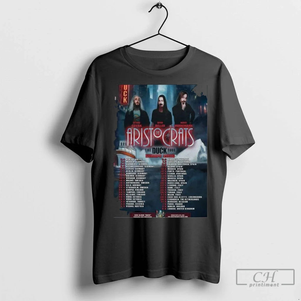 Premium The Aristocrats Duck Tour Europe 2026 Long - Adult & Kids T-Shirts, Sweatshirts & Hoodies apparel design preview 1