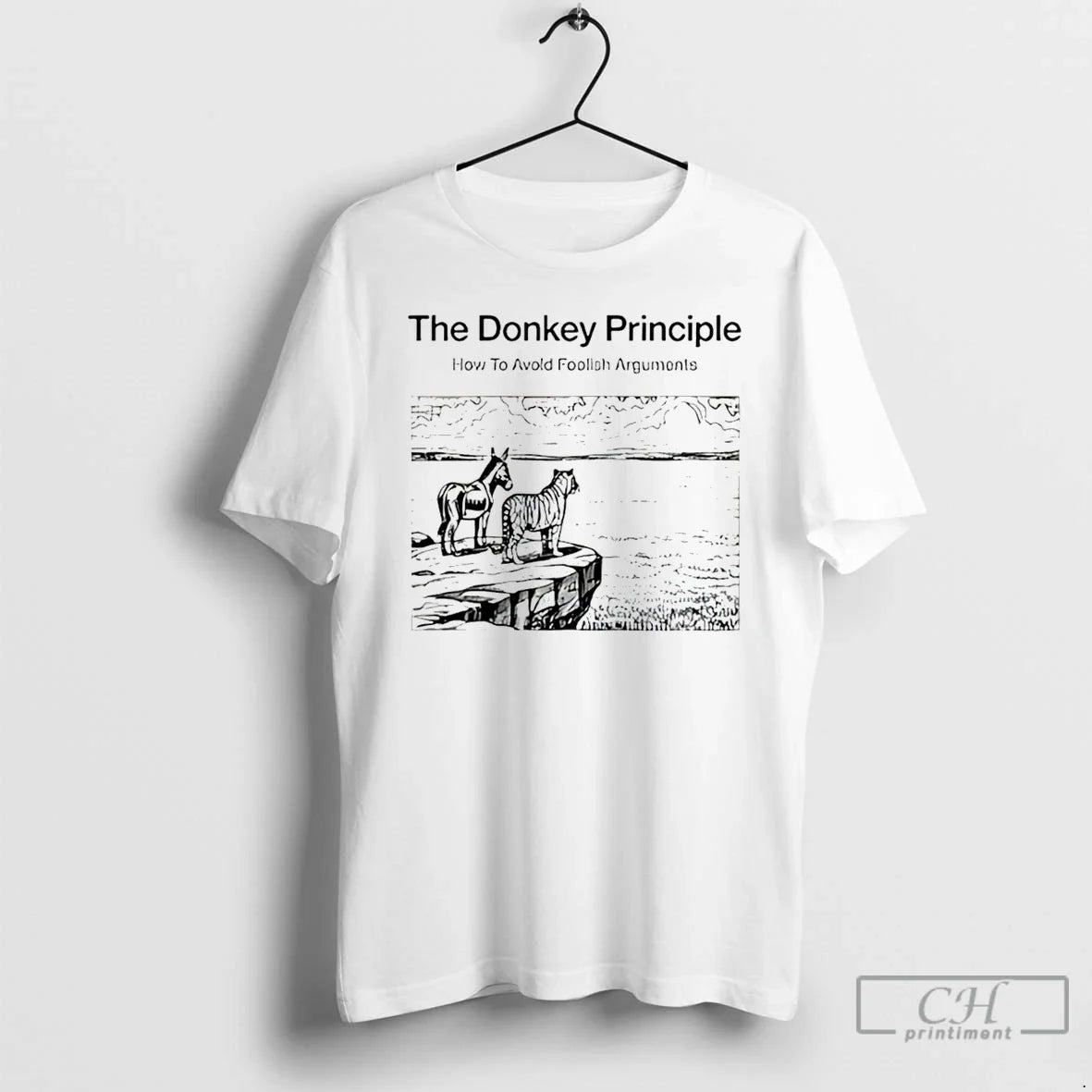 Donkey Principle How Avoid Foolish Argument - Adult & Kids T-Shirts, Sweatshirts & Hoodies apparel design preview 1