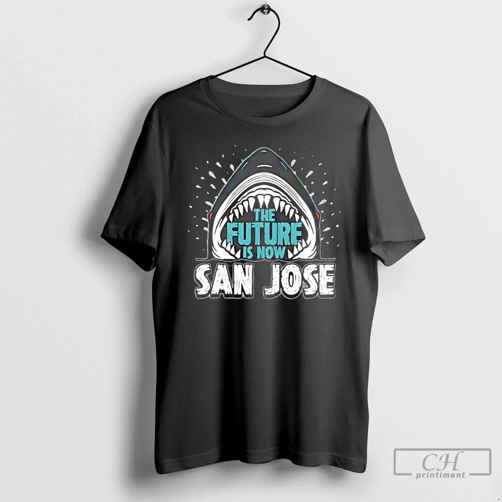 Future Is Now San Jose Sharks - Adult & Kids T-Shirts, Sweatshirts & Hoodies apparel design preview 1