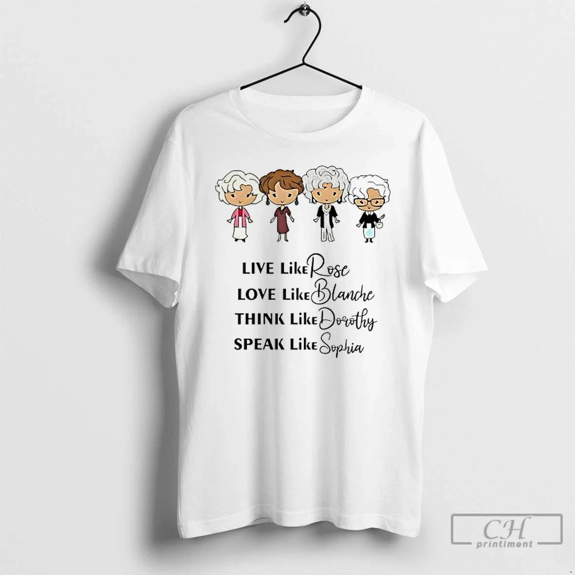 Golden Cartoon Trends - Adult & Kids T-Shirts, Sweatshirts & Hoodies apparel design preview 1