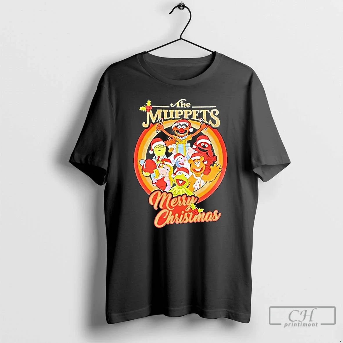 Muppets Family Merry - Adult & Kids T-Shirts, Sweatshirts & Hoodies apparel design preview 1