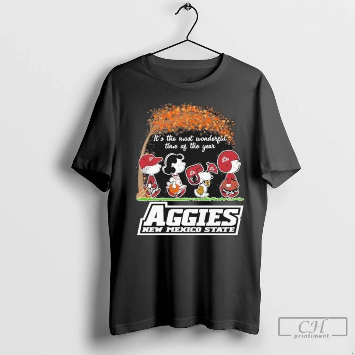 Premium The Peanuts X New Mexico Aggies Its Most - Adult & Kids T-Shirts, Sweatshirts & Hoodies apparel design preview 1