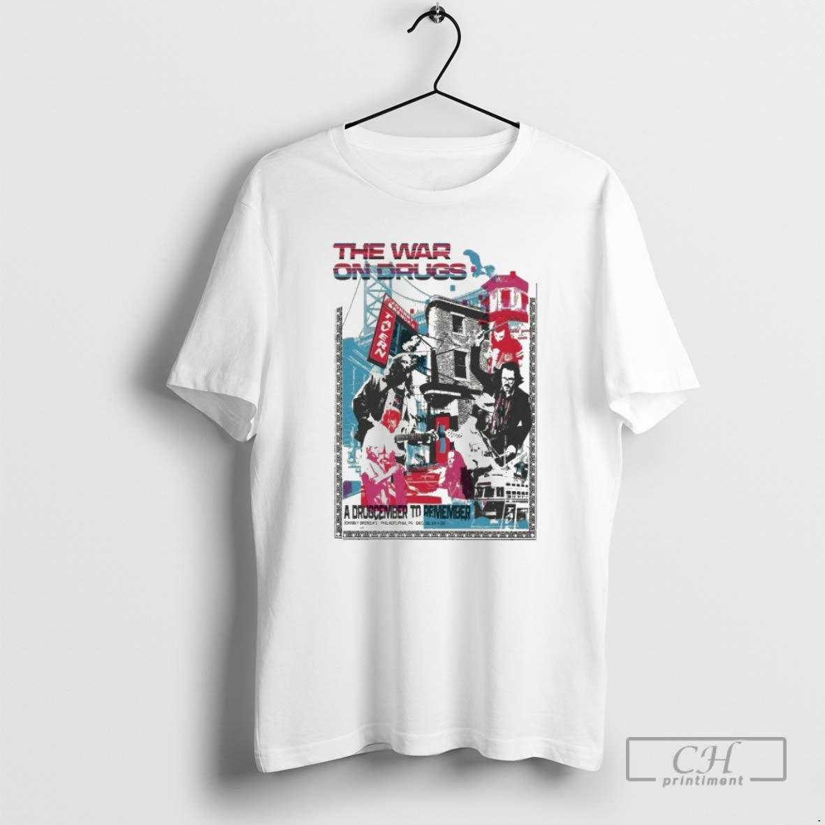 War Drugs Dec 18 20 2025 Philadelphia Pa - Adult & Kids T-Shirts, Sweatshirts & Hoodies apparel design preview 1