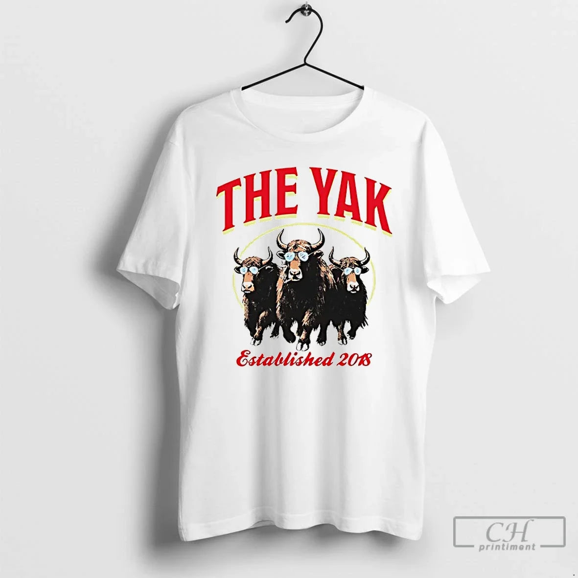 Yak Established 2018 - Adult & Kids T-Shirts, Sweatshirts & Hoodies apparel design preview 1
