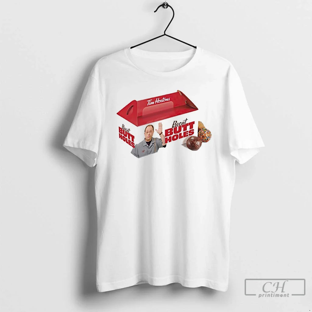 Tim Horton Brent Butt Holes Funny - Adult & Kids T-Shirts, Sweatshirts & Hoodies apparel design preview 1