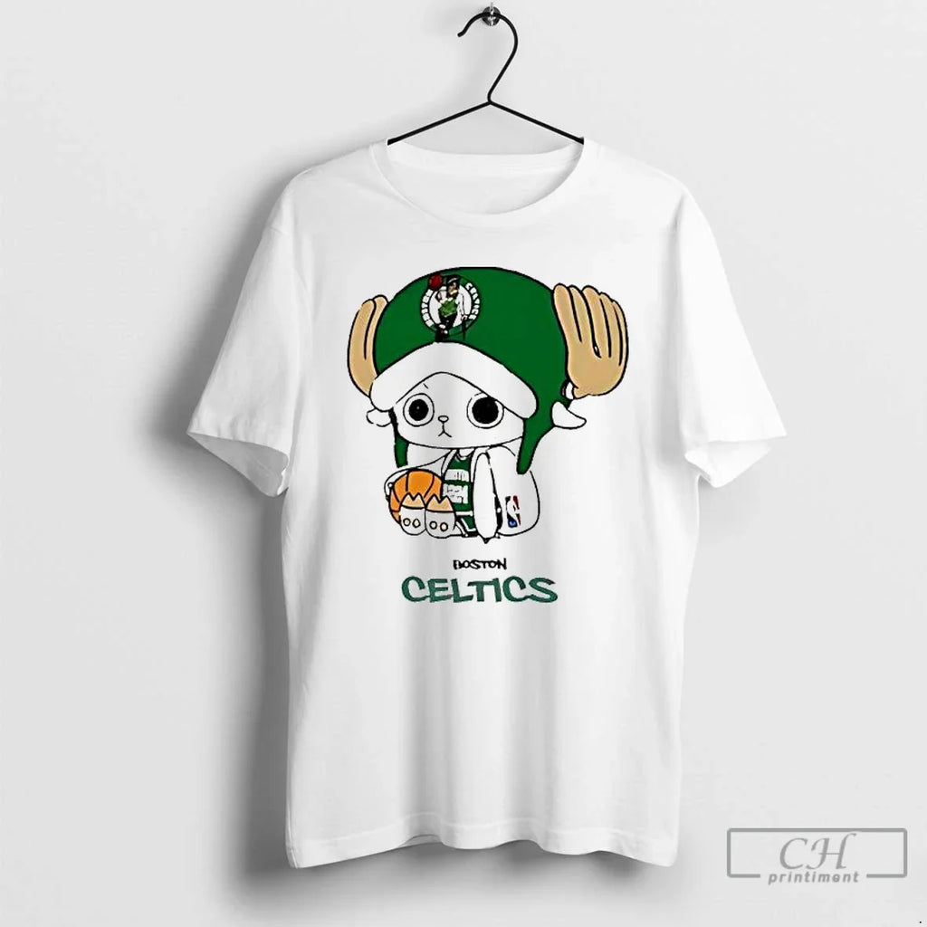 Tony Chopper X Boston Celtics - Adult & Kids T-Shirts, Sweatshirts & Hoodies apparel design preview 1