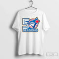 Toronto Blue Jays 50 Seasons 2026 - Adult & Kids T-Shirts, Sweatshirts & Hoodies apparel design preview 1