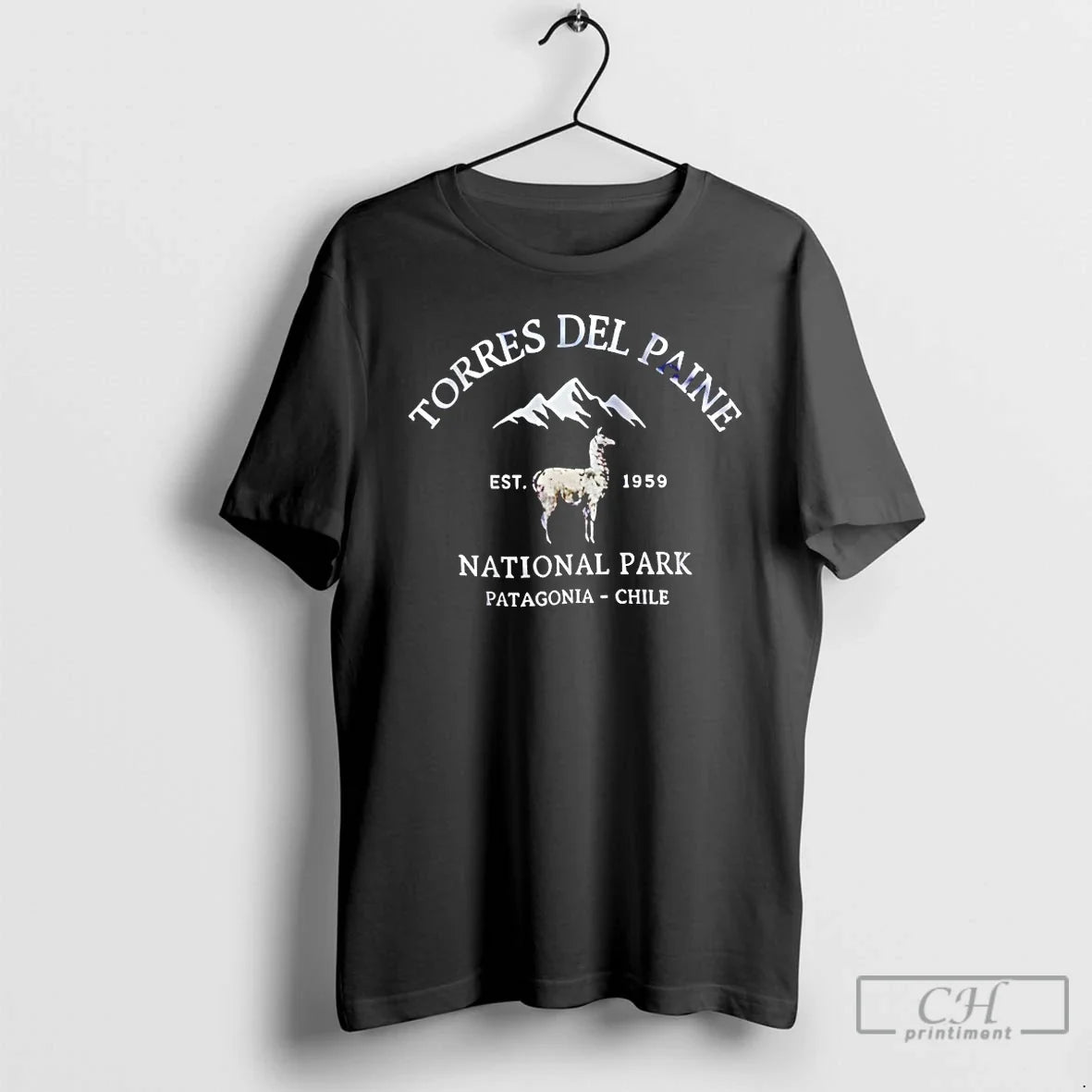 Torres Del Paine National Park Est 1959 - Adult & Kids T-Shirts, Sweatshirts & Hoodies apparel design preview 1