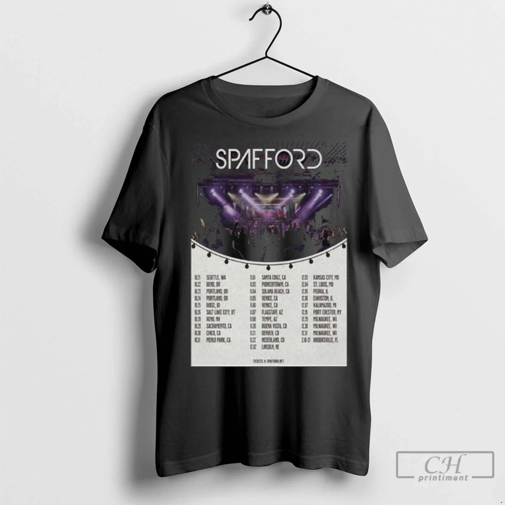Premium Tour Spafford October November December 2025 - Adult & Kids T-Shirts, Sweatshirts & Hoodies apparel design preview 1