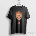 Ty Rodgers Llinois Fighting Illini Portrait Big Head - Adult & Kids T-Shirts, Sweatshirts & Hoodies apparel design preview 1