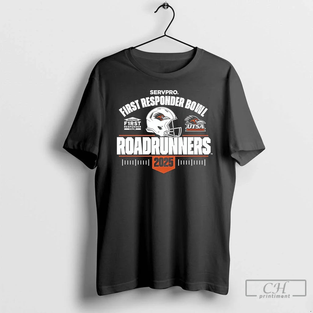 Utsa Roadrunners 2025 First Responder Bowl Helmet - Adult & Kids T-Shirts, Sweatshirts & Hoodies apparel design preview 1