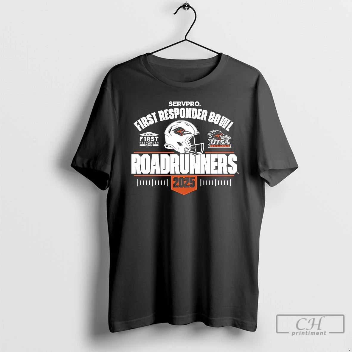 Utsa Roadrunners 2025 First Responder Bowl Helmet - Adult & Kids T-Shirts, Sweatshirts & Hoodies apparel design preview 1
