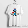 Uncle Sam Hug Earth Try Stop Us - Adult & Kids T-Shirts, Sweatshirts & Hoodies apparel design preview 1