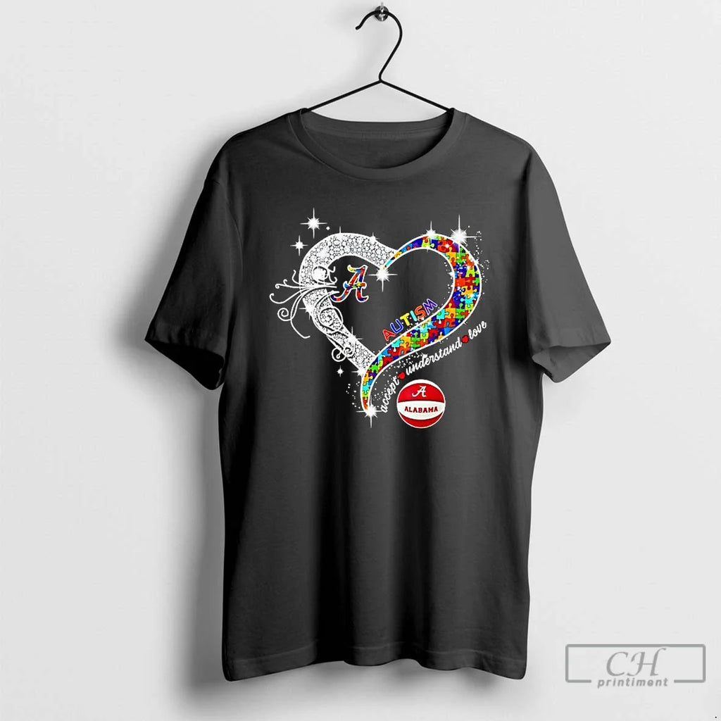 University Alabama Autism Awareness Accept Understand - Adult & Kids T-Shirts, Sweatshirts & Hoodies apparel design preview 1