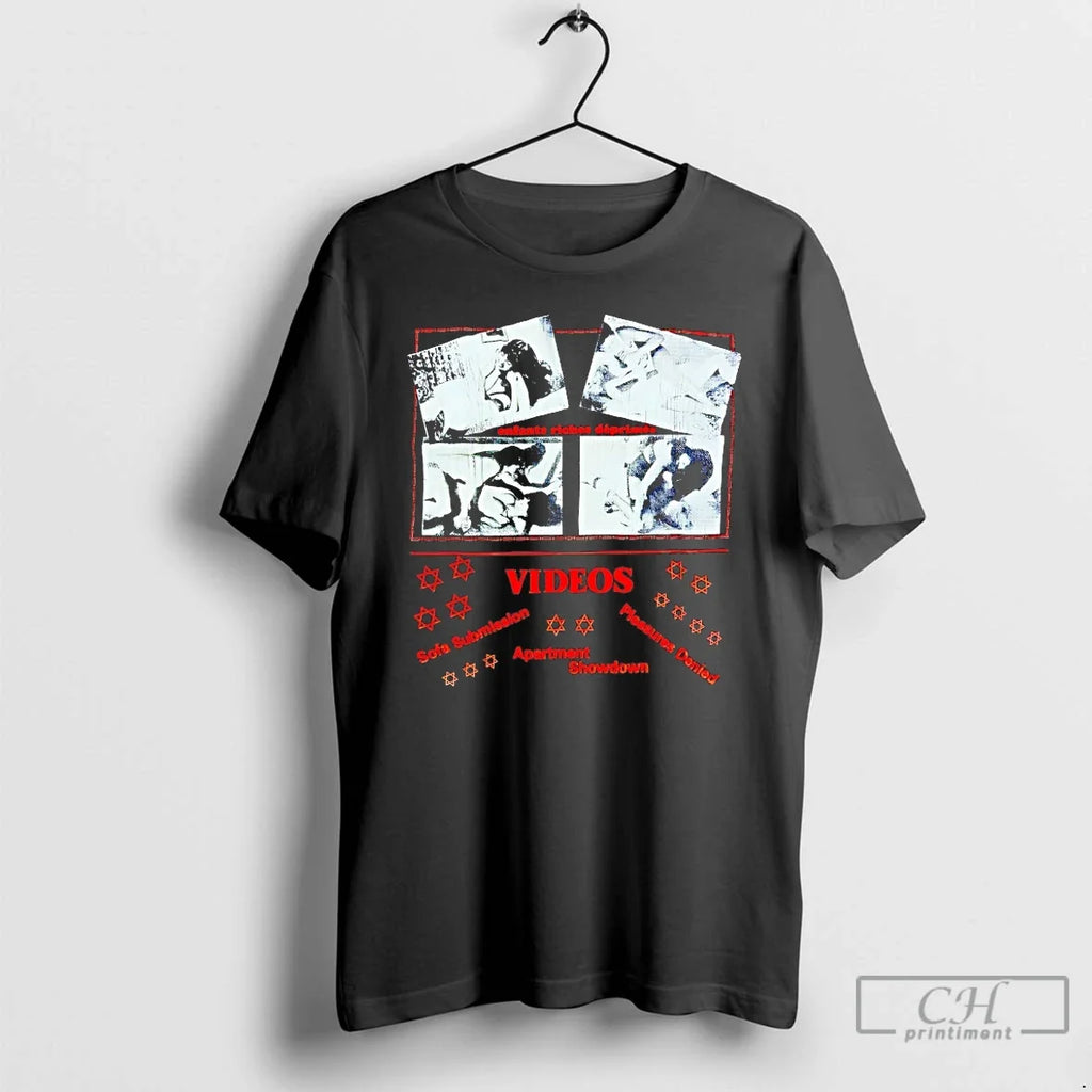 Videos Sofa Submission Pleasures Denied Apartment - Adult & Kids T-Shirts, Sweatshirts & Hoodies apparel design preview 1