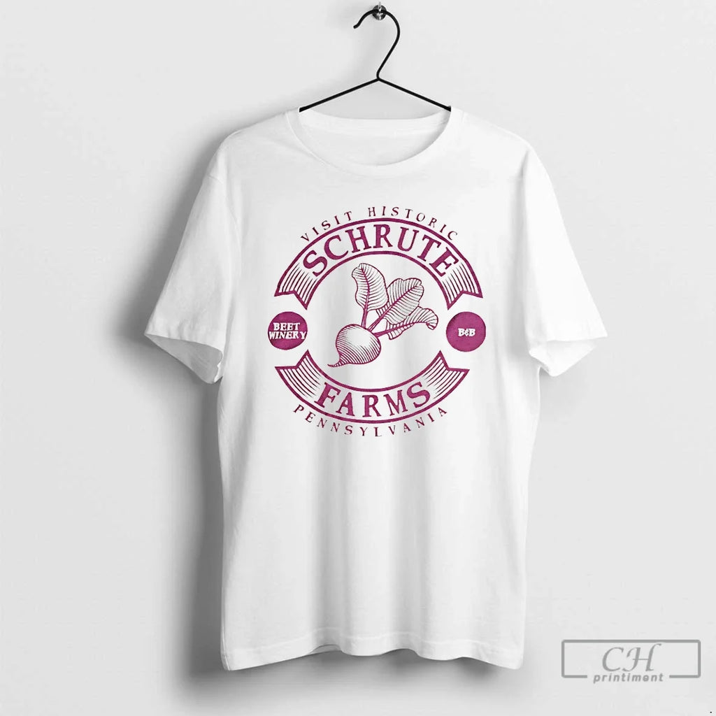 Visit Historic Schrute Farms Pennsylvania - Adult & Kids T-Shirts, Sweatshirts & Hoodies apparel design preview 1