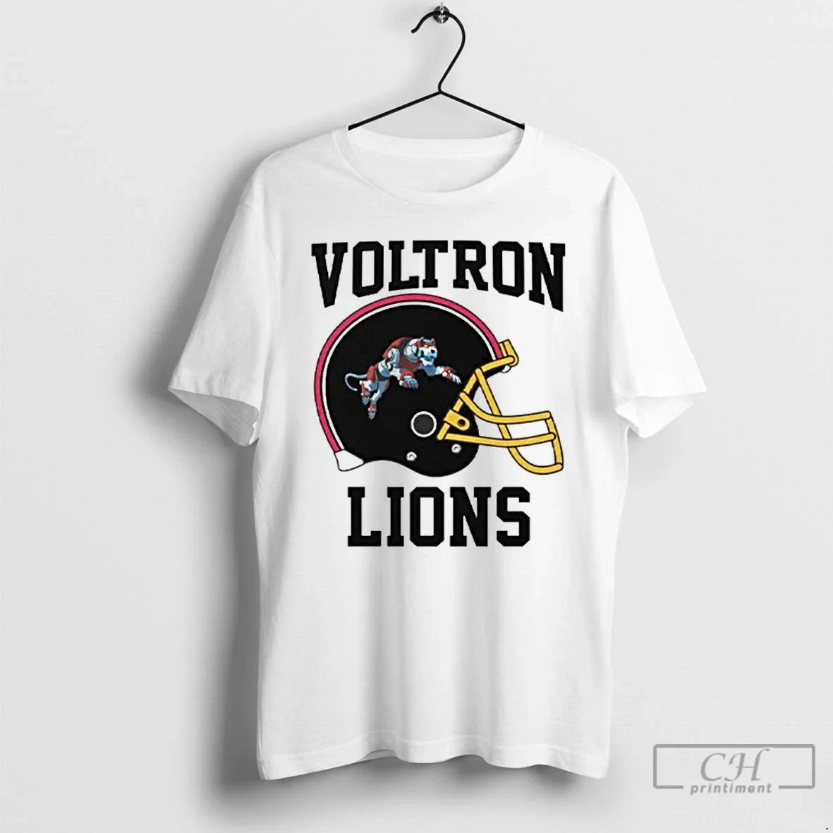 Voltron Lions Helmet Logo - Adult & Kids T-Shirts, Sweatshirts & Hoodies apparel design preview 1