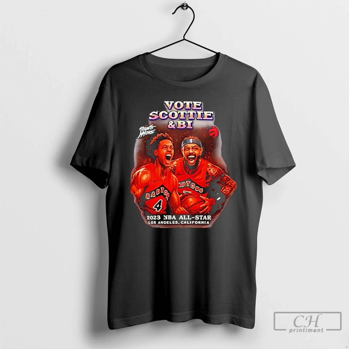 Vote Scottie Bi 2023 Nba All Star - Adult & Kids T-Shirts, Sweatshirts & Hoodies apparel design preview 1