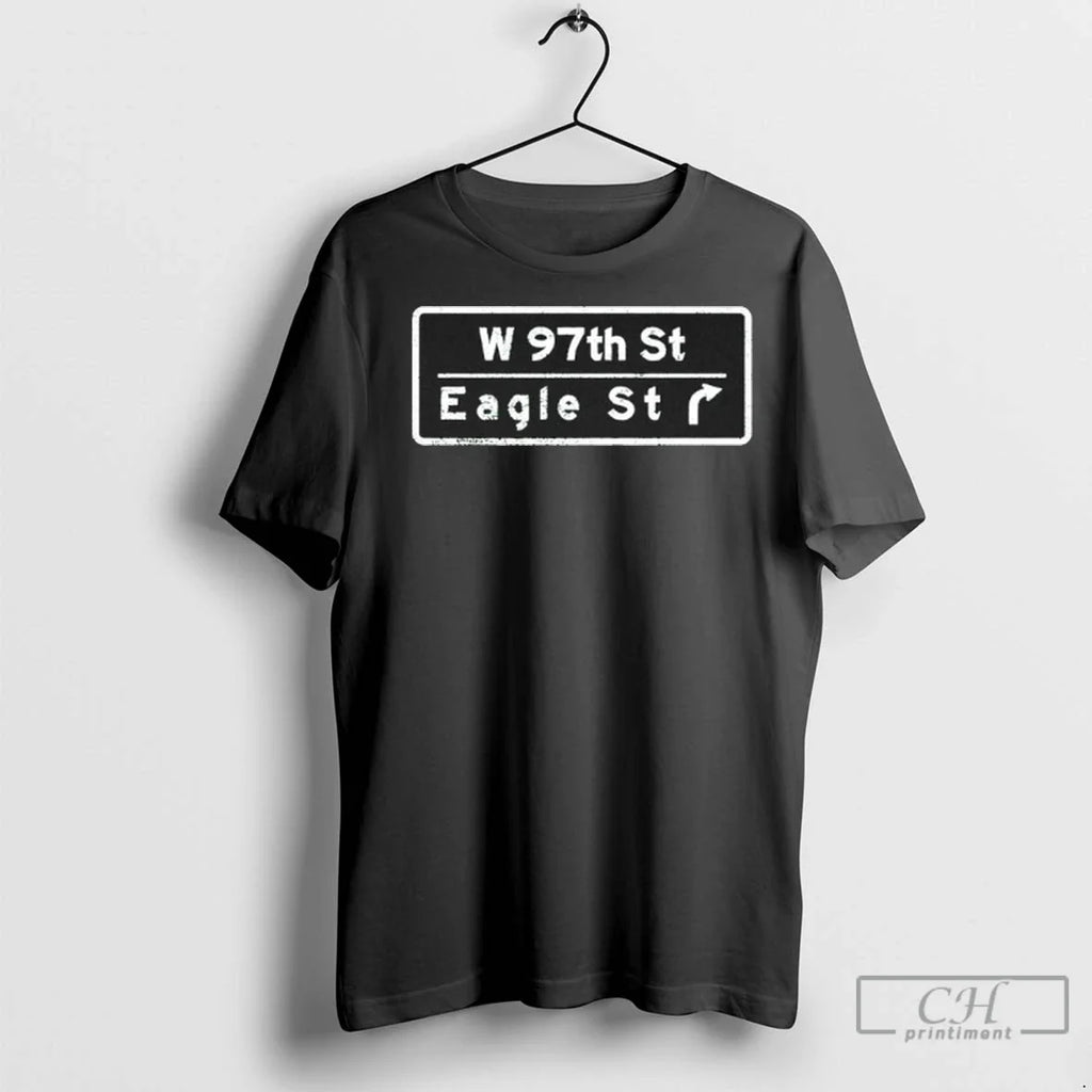 Premium W 97th Eagle St - Adult & Kids T-Shirts, Sweatshirts & Hoodies apparel design preview 1