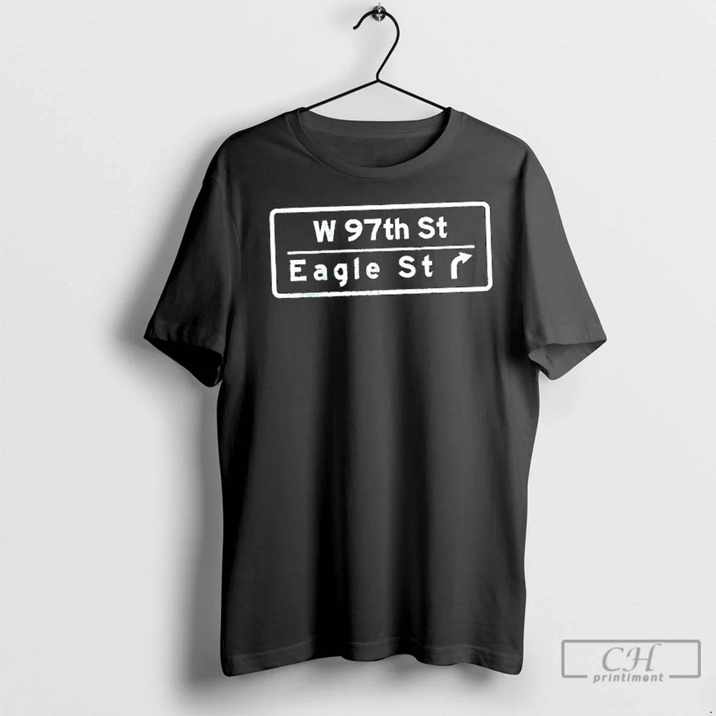 Premium W 97th St Eagle - Adult & Kids T-Shirts, Sweatshirts & Hoodies apparel design preview 1