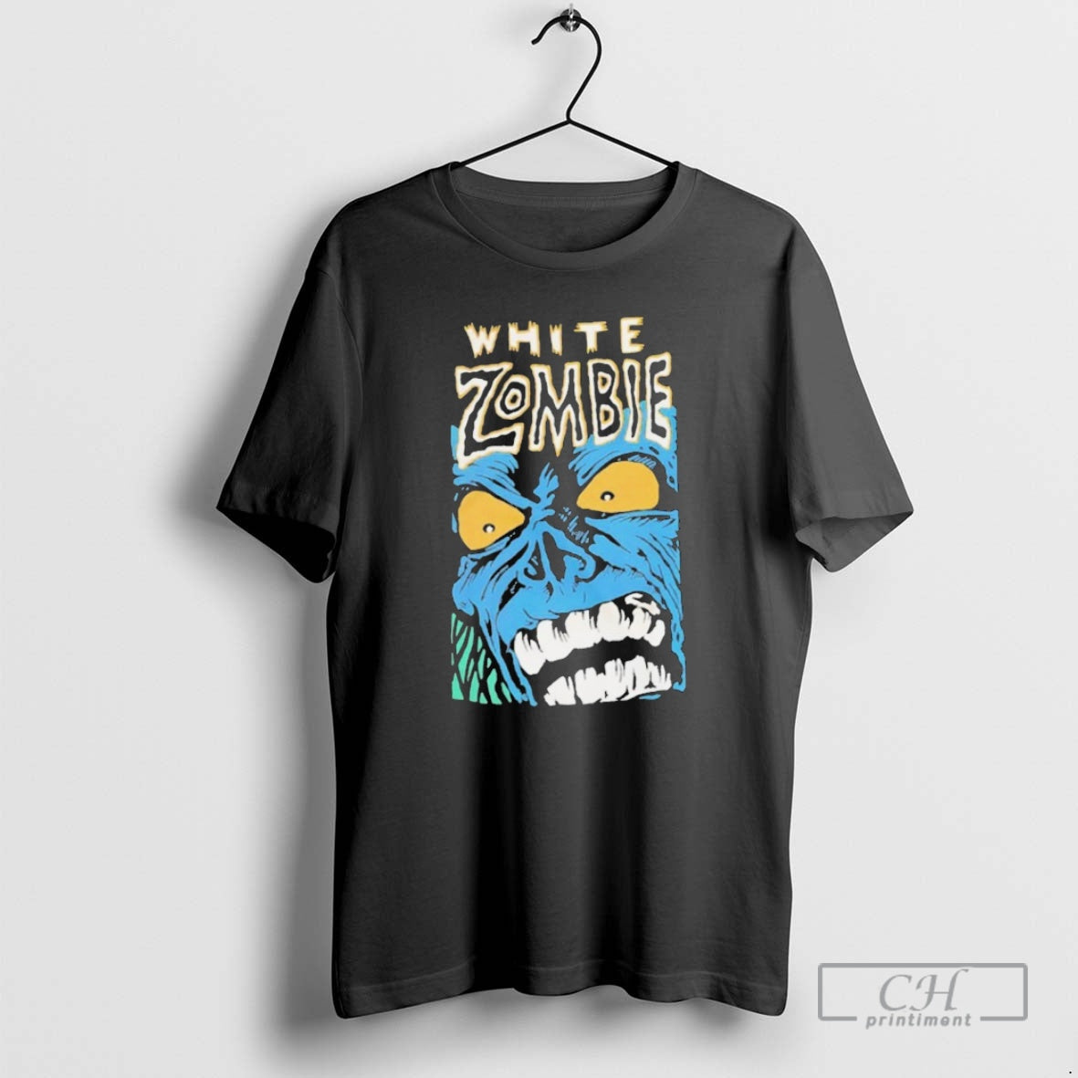 White Zombie Blue Monster - Adult & Kids T-Shirts, Sweatshirts & Hoodies apparel design preview 1