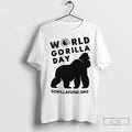 Premium World Gorilla Day 2025 - Adult & Kids T-Shirts, Sweatshirts & Hoodies apparel design preview 1