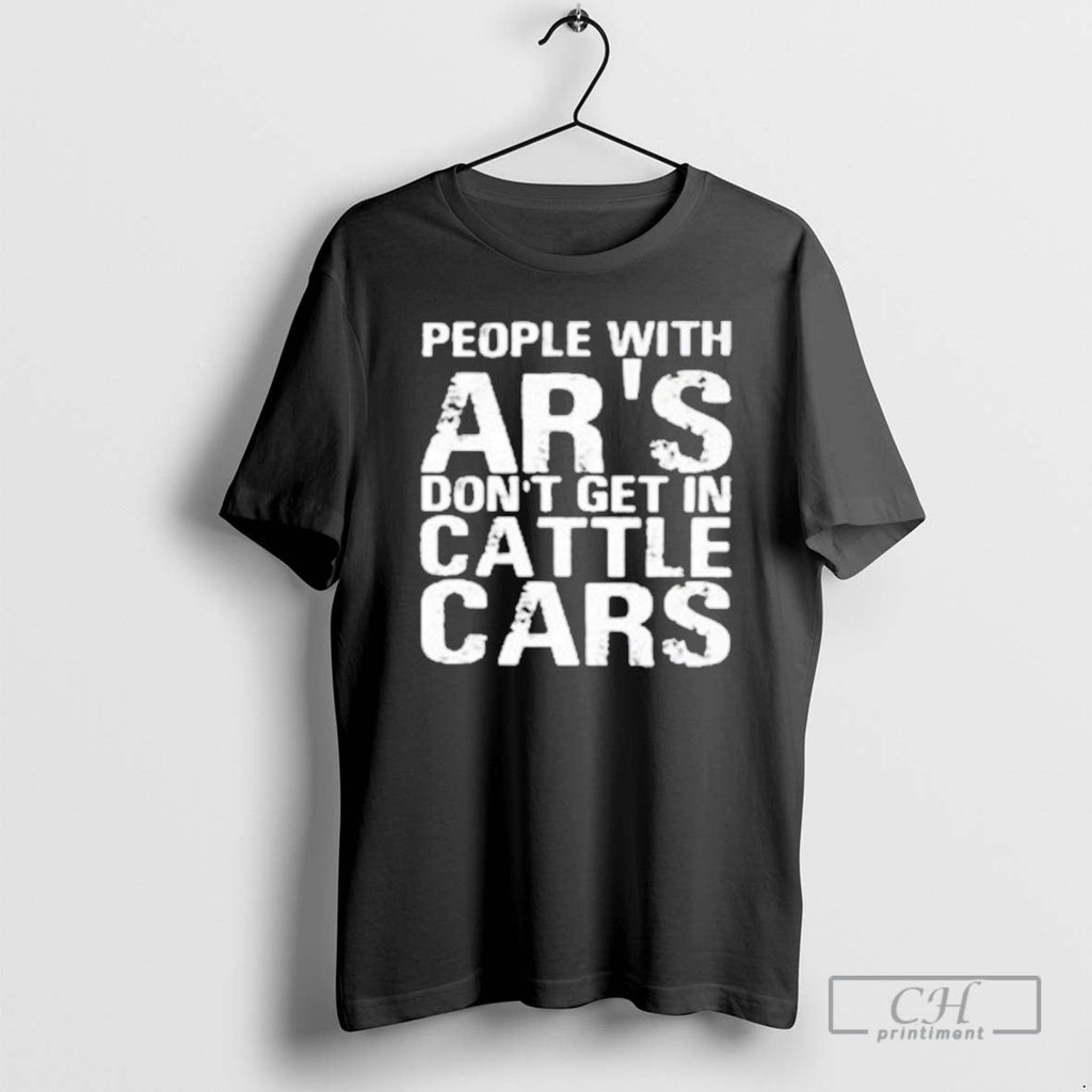 Yehuda Remer People Ars Dont Get Cattle Cars - Adult & Kids T-Shirts, Sweatshirts & Hoodies apparel design preview 1