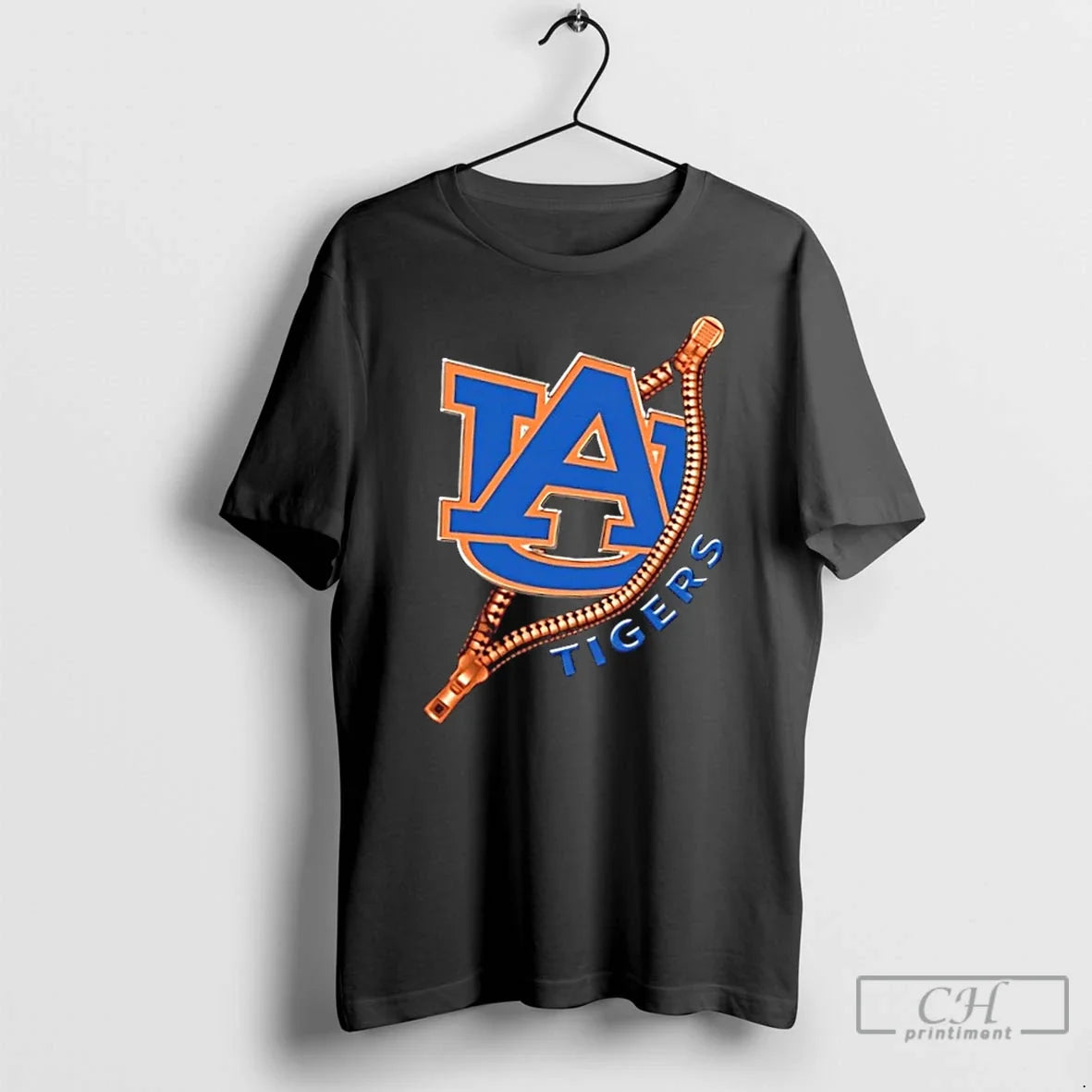 Zipper X Auburn Tigers Football Logo - Adult & Kids T-Shirts, Sweatshirts & Hoodies apparel design preview 1