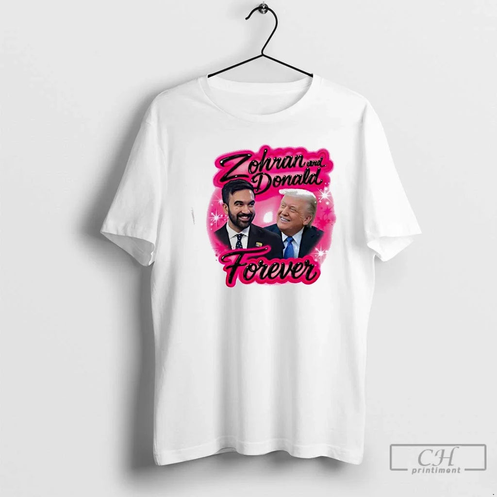 Zohran Donald Airbrush Forever - Adult & Kids T-Shirts, Sweatshirts & Hoodies apparel design preview 1