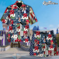 President Trump Election 4th of July Hawaiian And - Adult & Kids T-Shirts, Sweatshirts & Hoodies apparel design preview 1