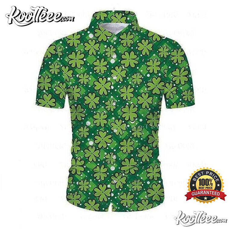 Pride Happy St. Patrick's Day Shamrock Pattern - Adult & Kids T-Shirts, Sweatshirts & Hoodies apparel design preview 1