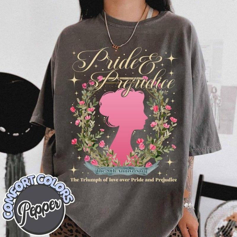 Pride Prejudice Comfort Color Fan Elizabeth Bennet - Adult & Kids T-Shirts, Sweatshirts & Hoodies apparel design preview 1