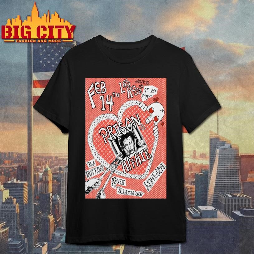 Prison Affair Tour Miami FL On Feb 14 2026 Poster - Adult & Kids T-Shirts, Sweatshirts & Hoodies apparel design preview 1