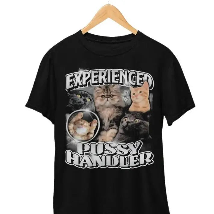 Professional Cat Handler Naughty Funny Shitpost - Adult & Kids T-Shirts, Sweatshirts & Hoodies apparel design preview 1